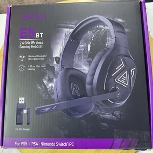 EKSA E5 BT Active Noise Cancelling 2.4 GHZ Wireless Gaming Headset W/microphone